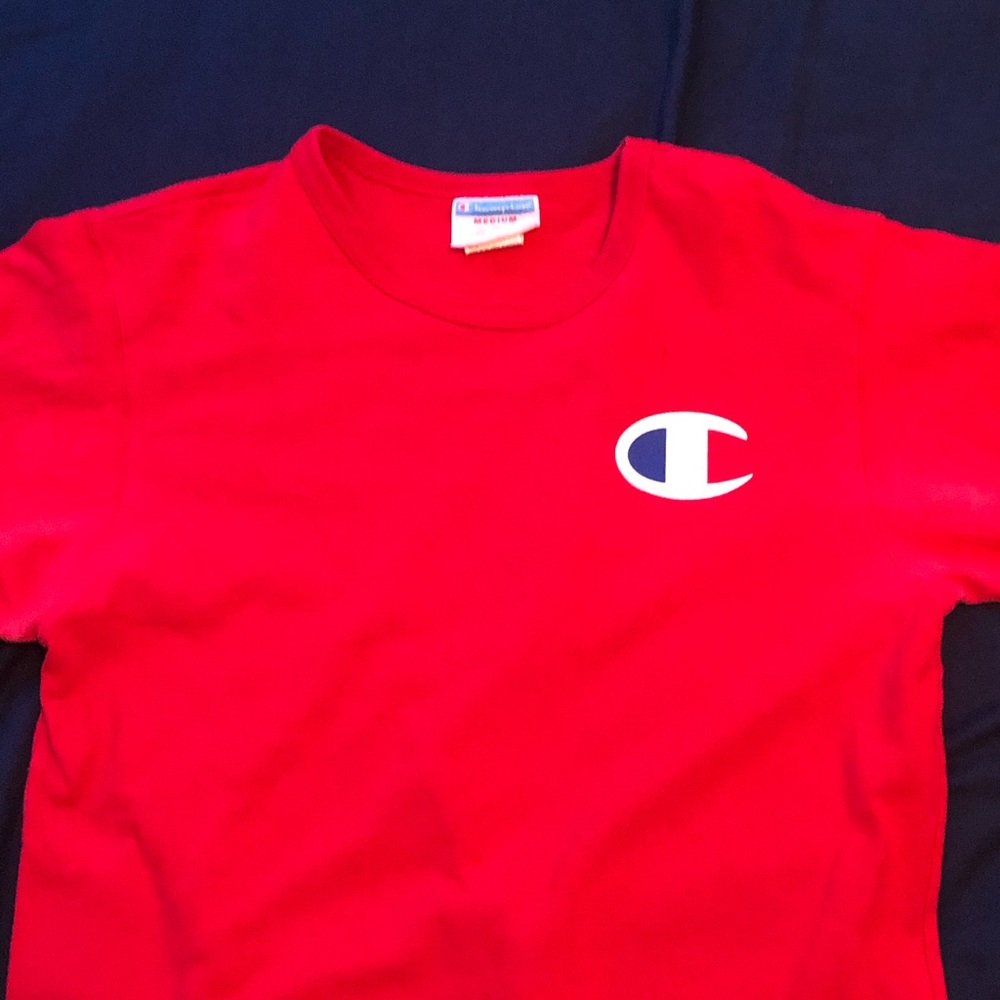 Red champion med tee